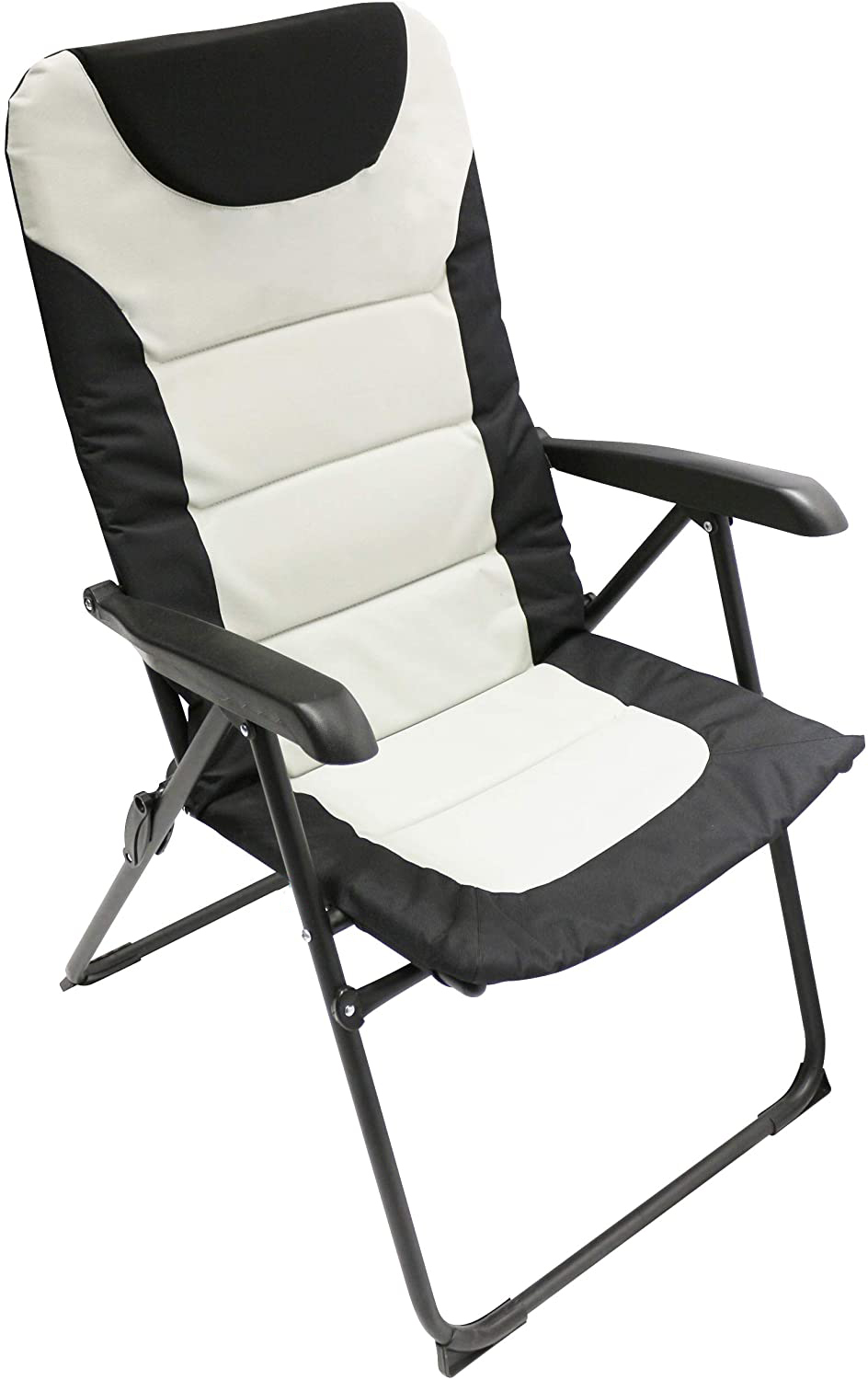 Padding and Adjustable Backrest
(Black and Cream White)